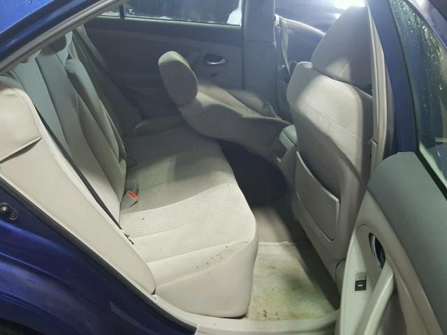 4T1BF3EK6AU525198 - 2010 TOYOTA CAMRY BASE BLUE photo 6