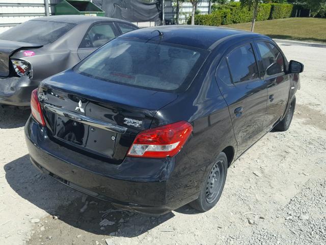 ML32F3FJ7HHF14939 - 2017 MITSUBISHI MIRAGE G4 BLACK photo 4