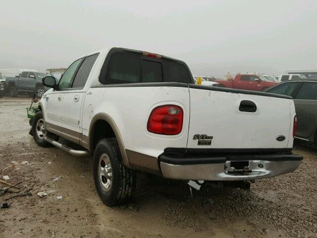 1FTRW07L31KC43393 - 2001 FORD F150 SUPER WHITE photo 3