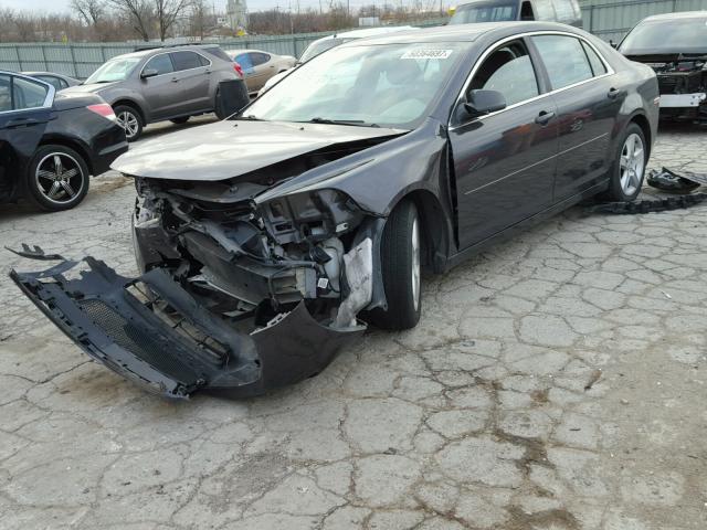 1G1ZA5EUXCF387714 - 2012 CHEVROLET MALIBU LS CHARCOAL photo 2