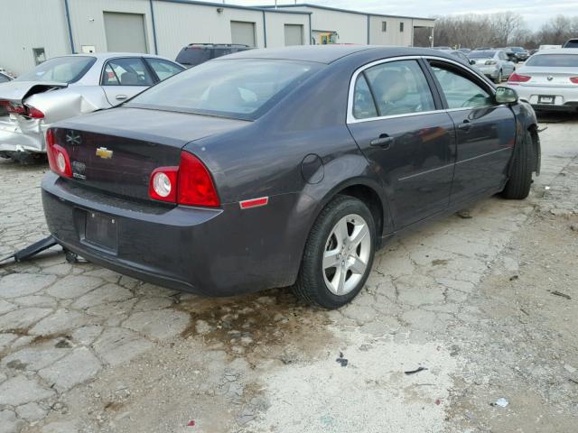 1G1ZA5EUXCF387714 - 2012 CHEVROLET MALIBU LS CHARCOAL photo 4