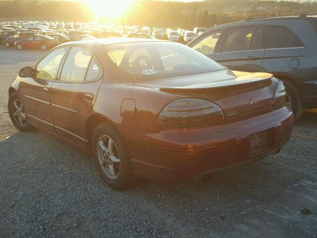 1G2WP52K43F175326 - 2003 PONTIAC GRAND PRIX MAROON photo 3