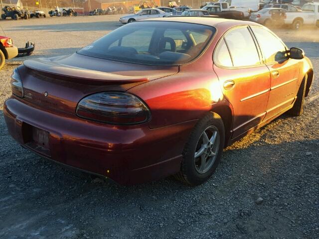 1G2WP52K43F175326 - 2003 PONTIAC GRAND PRIX MAROON photo 4