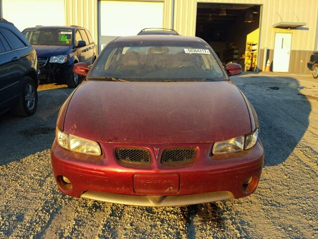 1G2WP52K43F175326 - 2003 PONTIAC GRAND PRIX MAROON photo 9