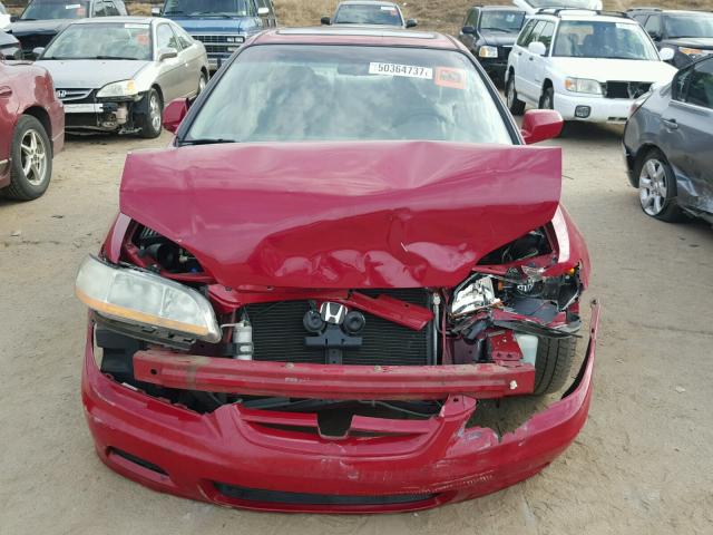 1HGCG32521A012232 - 2001 HONDA ACCORD EX RED photo 10