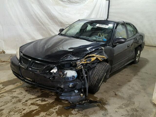 1G2NE52F24M594437 - 2004 PONTIAC GRAND AM S 黑色 照片 2