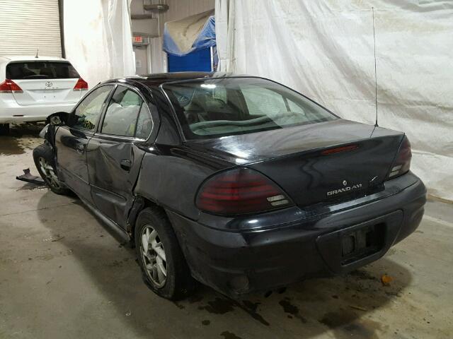 1G2NE52F24M594437 - 2004 PONTIAC GRAND AM S BLACK photo 3