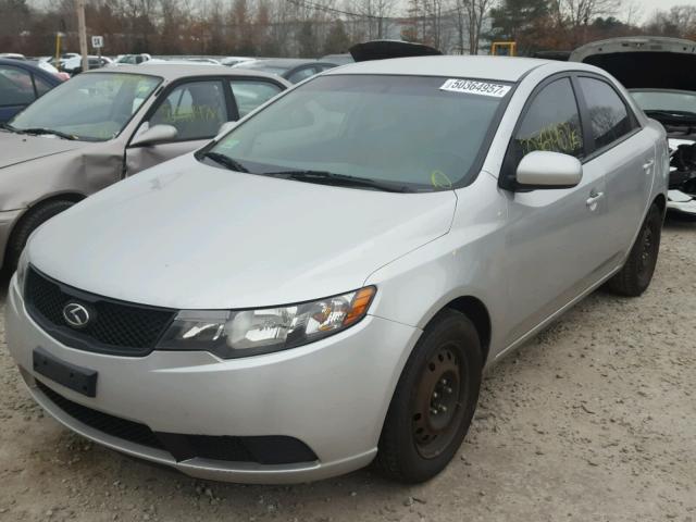 KNAFT4A26A5105149 - 2010 KIA FORTE LX SILVER photo 2