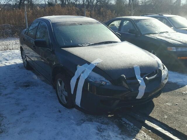 1HGCM66524A017083 - 2004 HONDA ACCORD EX BLACK photo 1