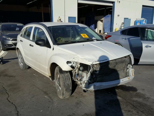 1B3HB28B97D306584 - 2007 DODGE CALIBER WHITE photo 1