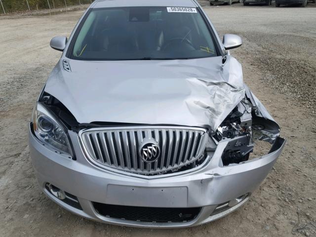 1G4PT5SV4E4132394 - 2014 BUICK VERANO PRE SILVER photo 9