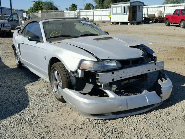 1FAFP44412F203012 - 2002 FORD MUSTANG SILVER photo 1