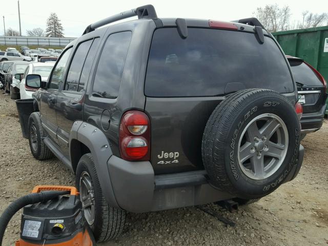 1J4GL38K05W558250 - 2005 JEEP LIBERTY RE BROWN photo 3