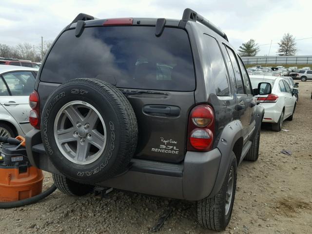 1J4GL38K05W558250 - 2005 JEEP LIBERTY RE BROWN photo 4