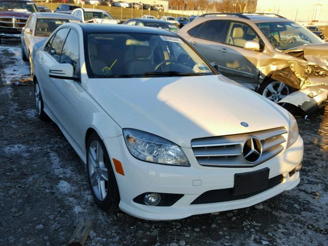 WDDGF8BBXAR096247 - 2010 MERCEDES-BENZ C 300 4MAT WHITE photo 1