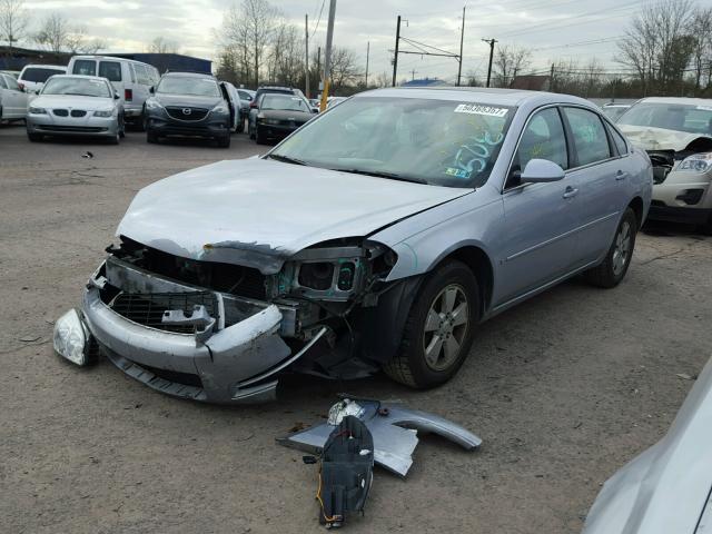 2G1WT58K669254775 - 2006 CHEVROLET IMPALA LT BLUE photo 2