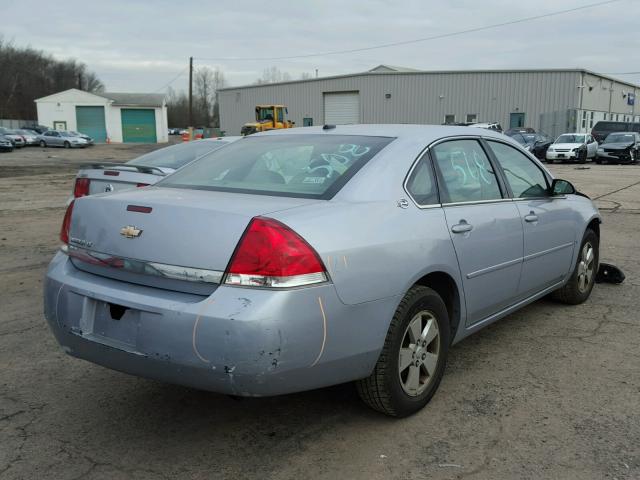 2G1WT58K669254775 - 2006 CHEVROLET IMPALA LT BLUE photo 4