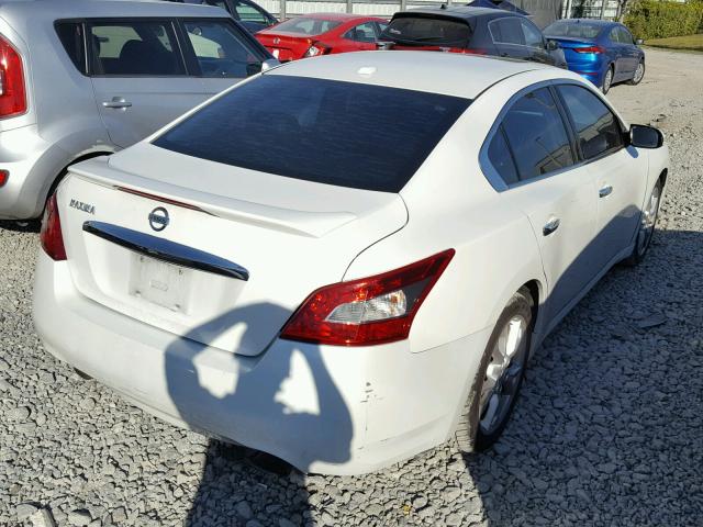 1N4AA51E99C802914 - 2009 NISSAN MAXIMA S WHITE photo 4