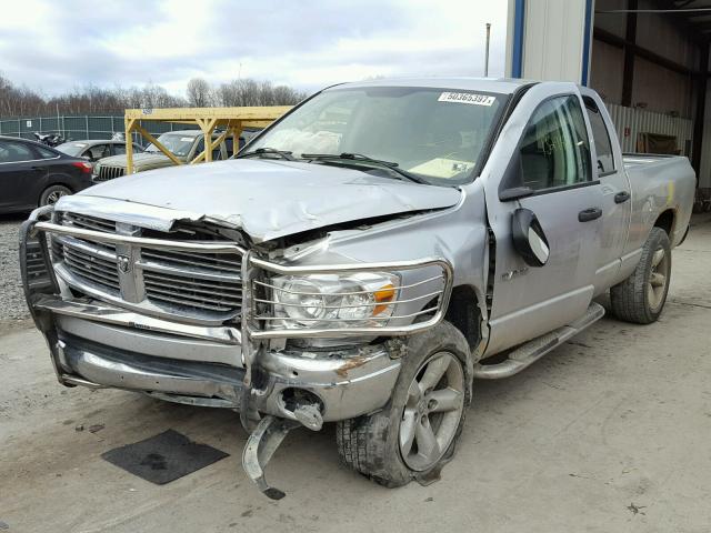 1D7HU18N68S607488 - 2008 DODGE RAM 1500 S SILVER photo 2