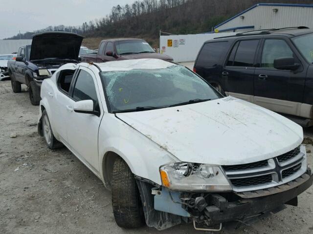 1C3CDZCB2CN126407 - 2012 DODGE AVENGER SX WHITE photo 9