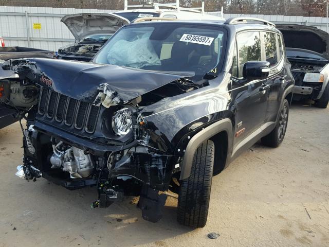 ZACCJABT2GPD68675 - 2016 JEEP RENEGADE L BLACK photo 2