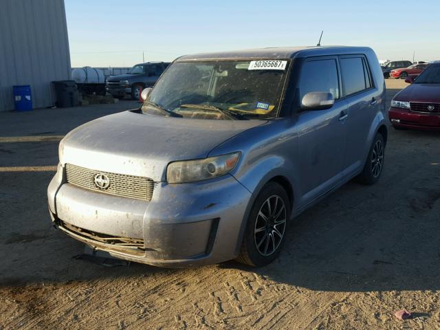 JTLKE50E291086328 - 2009 TOYOTA SCION XB GRAY photo 2