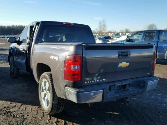 3GCPKSE37BG266587 - 2011 CHEVROLET SILVERADO CHARCOAL photo 3