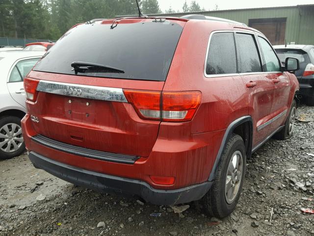 1J4RR4GG3BC546603 - 2011 JEEP GRAND CHER RED photo 4