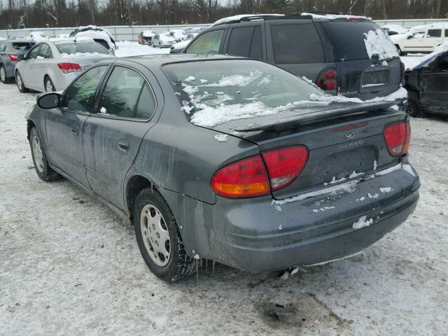 1G3NL52E03C258816 - 2003 OLDSMOBILE ALERO GL GRAY photo 3