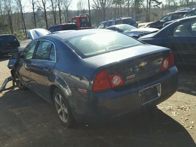 1G1ZC5EU4BF322141 - 2011 CHEVROLET MALIBU 1LT GRAY photo 3