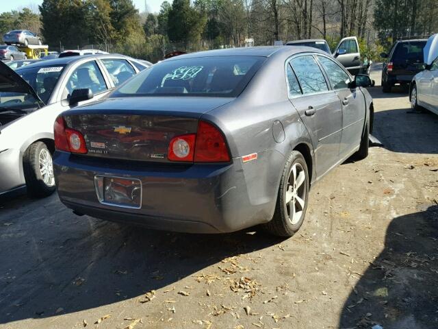 1G1ZC5EU4BF322141 - 2011 CHEVROLET MALIBU 1LT GRAY photo 4