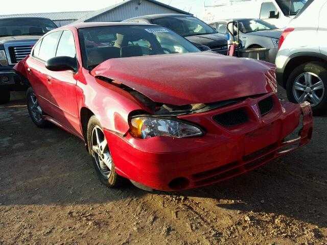 1G2NF52E44M591298 - 2004 PONTIAC GRAND AM RED photo 1