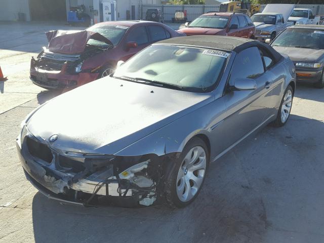WBAEK73475B323767 - 2005 BMW 645 CI AUT GRAY photo 2