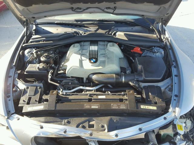 WBAEK73475B323767 - 2005 BMW 645 CI AUT GRAY photo 7