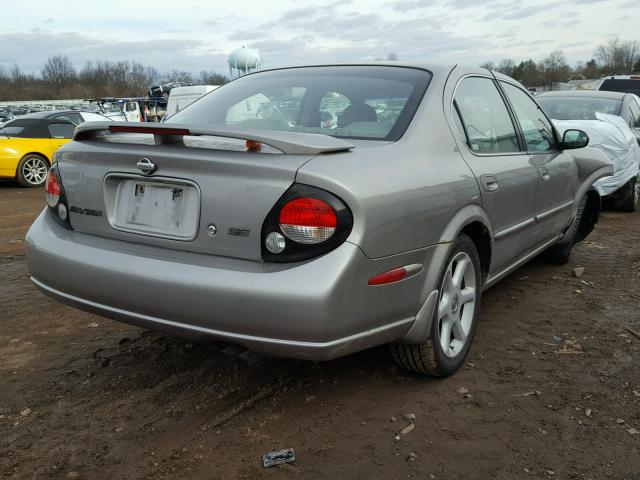 JN1CA31A41T110846 - 2001 NISSAN MAXIMA GXE TAN photo 4