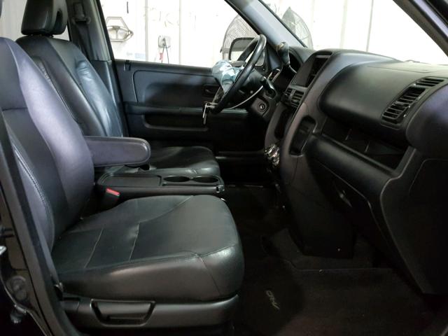 JHLRD78956C021931 - 2006 HONDA CR-V SE BLACK photo 5