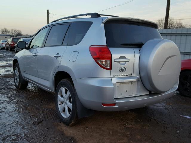 JTMBD31V775061285 - 2007 TOYOTA RAV4 LIMIT SILVER photo 3