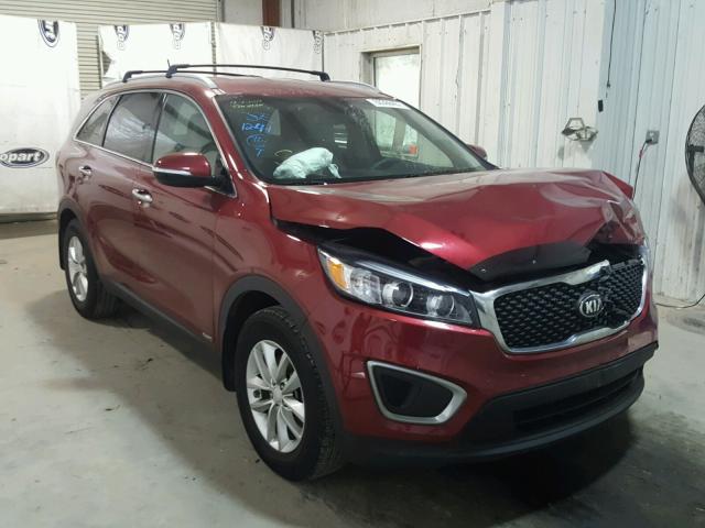 5XYPGDA36GG097736 - 2016 KIA SORENTO LX RED photo 1