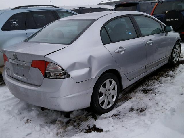 19XFA1F54BE000013 - 2011 HONDA CIVIC LX SILVER photo 4