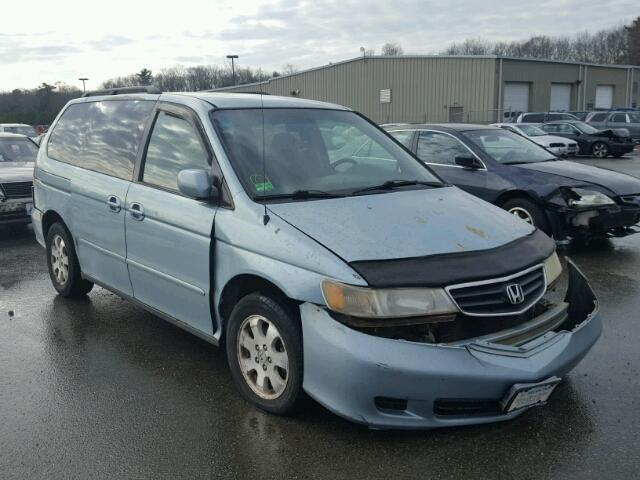 5FNRL18633B121382 - 2003 HONDA ODYSSEY EX BLUE photo 1