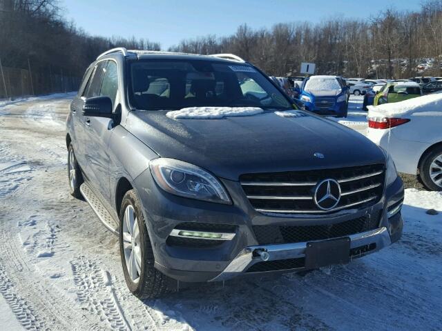 4JGDA5HB8EA310900 - 2014 MERCEDES-BENZ ML 350 4MA GRAY photo 1