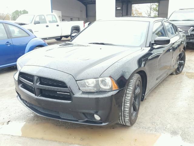 2C3CDXHG2CH187712 - 2012 DODGE CHARGER SX BLACK photo 2