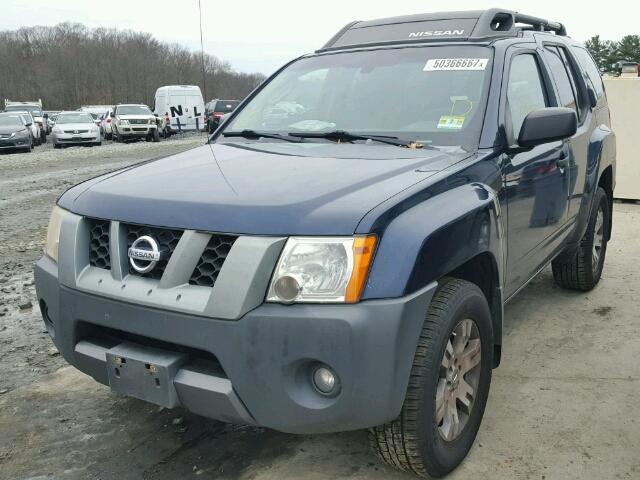 5N1AN08W76C516017 - 2006 NISSAN XTERRA OFF BLUE photo 2