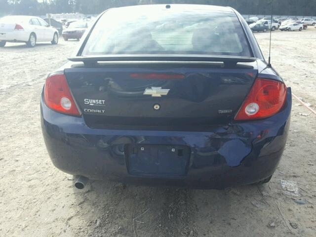 1G1AL58F787260232 - 2008 CHEVROLET COBALT LT BLUE photo 9