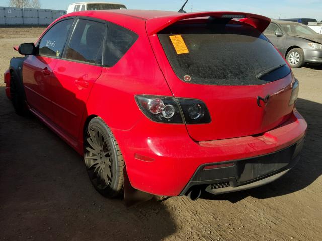 JM1BK34L971653441 - 2007 MAZDA SPEED 3 RED photo 3