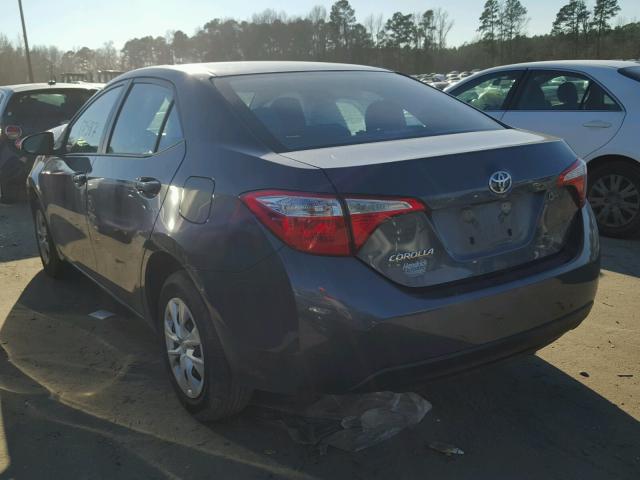 5YFBURHE2GP512750 - 2016 TOYOTA COROLLA L GRAY photo 3