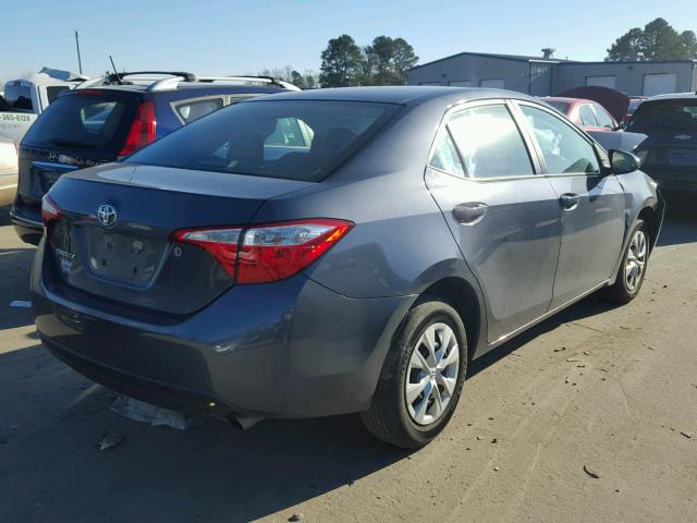 5YFBURHE2GP512750 - 2016 TOYOTA COROLLA L GRAY photo 4