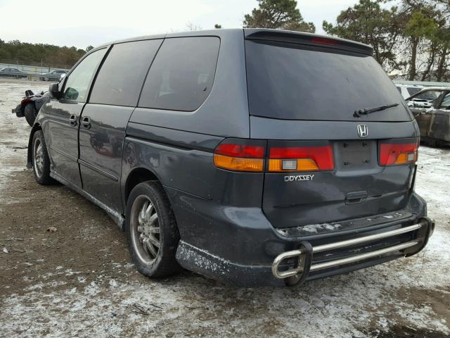 5FNRL185X4B136552 - 2004 HONDA ODYSSEY LX GRAY photo 3