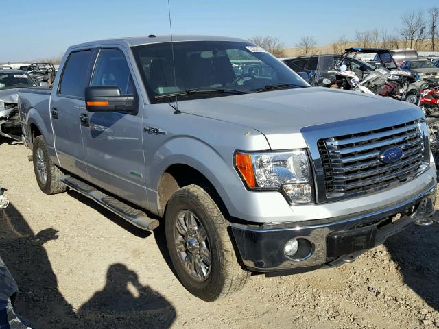 1FTFW1ET0BKD91546 - 2011 FORD F150 SUPER SILVER photo 1