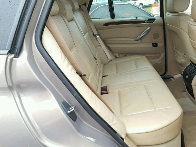 5UXFA13556LY48370 - 2006 BMW X5 3.0I BROWN photo 6